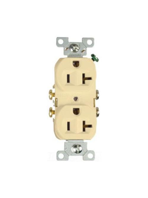 Eaton Wiring Devices CR20V 20 Amp 125 Volt Duplex Receptacle Eaton Wiring Devices CR20V 20 Amp 125 Volt Duplex Receptacle