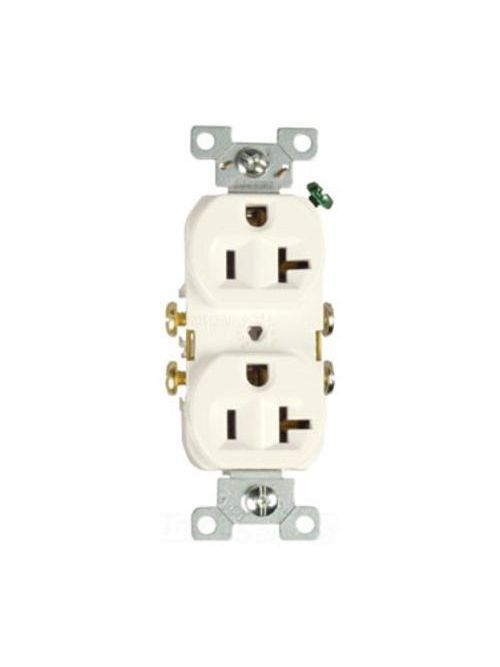 Product image for Arrow Hart Wiring CR20LA 20 Amp 125 Volt Duplex Receptacle
