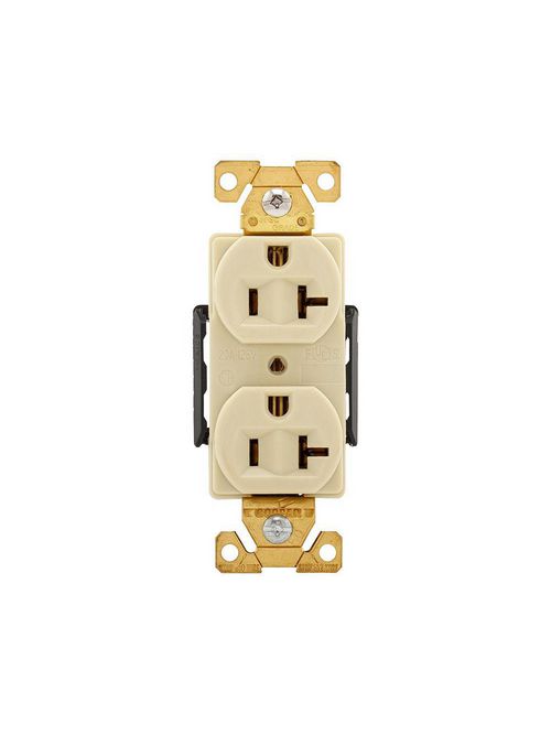 Arrow Hart Wiring AH5362V 125 Volt 20 Amp Premium Industrial Grade Straight Blade Duplex Receptacle Arrow Hart Wiring AH5362V 125 Volt 20 Amp Premium Industrial Grade Straight Blade Duplex Receptacle
