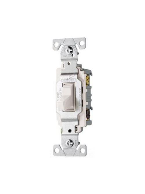 Eaton Wiring Devices CS320W 3-Way 20 Amp Toggle Switch Eaton Wiring Devices CS320W 3-Way 20 Amp Toggle Switch