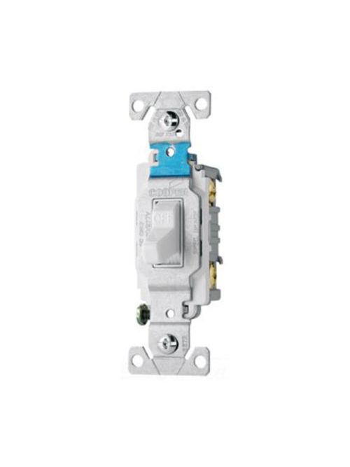 Product image for Eaton Wiring Devices CS215W 15 Amp Toggle Switch