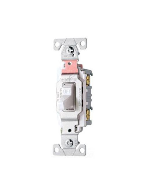 Product image for Eaton Wiring Devices CS220W 20 Amp Toggle Switch