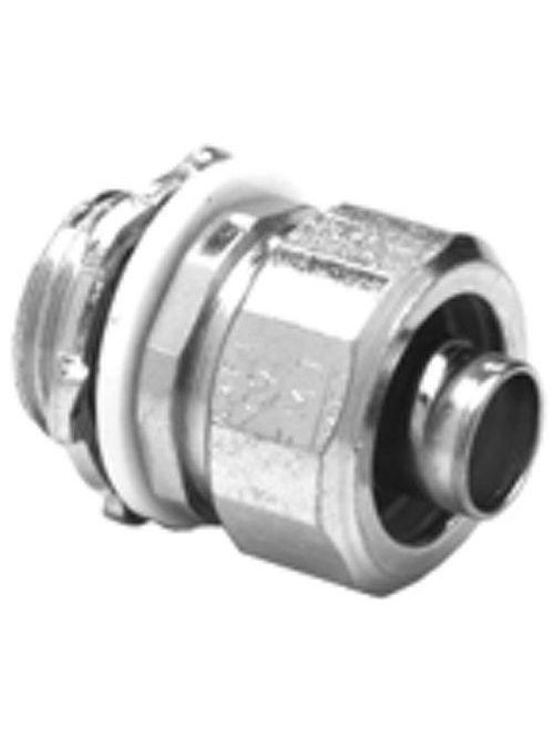 Bridgeport 431-SLT 3/4 Inch Zinc Electroplated Steel Straight Liquidtight Conduit Connector Bridgeport 431-SLT 3/4 Inch Zinc Electroplated Steel Straight Liquidtight Conduit Connector