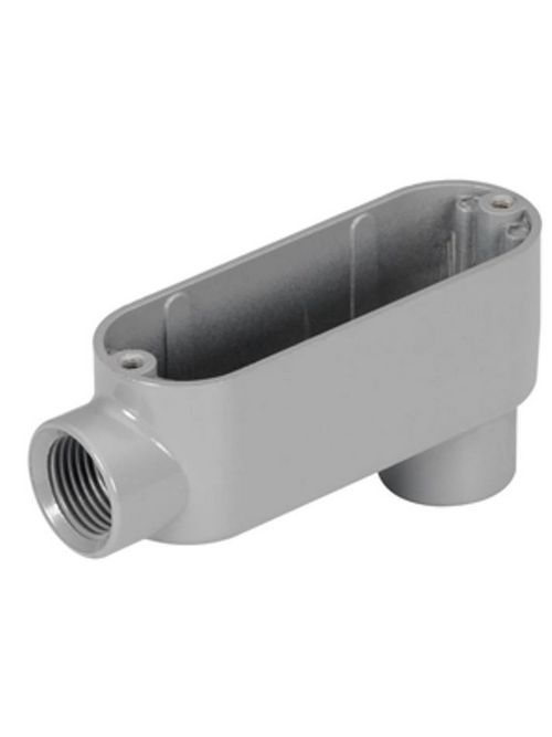 Bridgeport LB-61 1/2" LB-Type Rigid Conduit Body, Malleable Iron Bridgeport LB-61 1/2" LB-Type Rigid Conduit Body, Malleable Iron