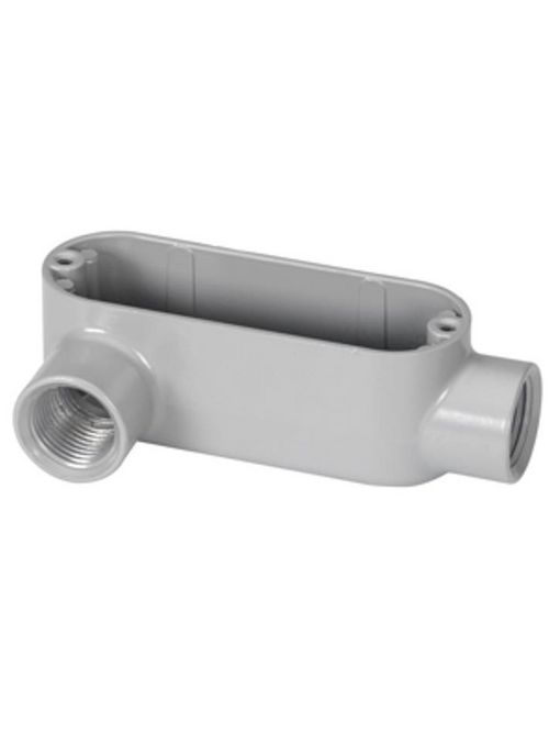 Bridgeport LL-65 1-1/2" LL Rigid Conduit Body, Malleable Bridgeport LL-65 1-1/2" LL Rigid Conduit Body, Malleable