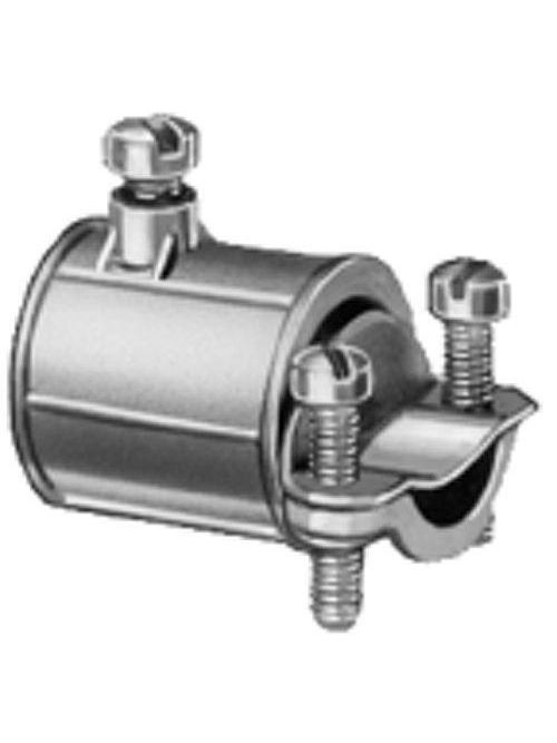 Bridgeport 280-DC 3/8" Flex Conduit to 1/2" EMT Set Screw Combination Coupling, Zinc Die Cast Bridgeport 280-DC 3/8" Flex Conduit to 1/2" EMT Set Screw Combination Coupling, Zinc Die Cast
