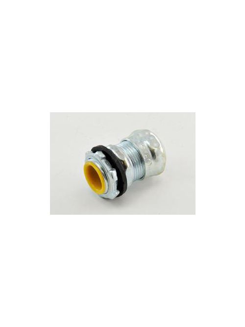Bridgeport 250-SRTI 1/2 Inch Raintight Steel Insulated Connector Bridgeport 250-SRTI 1/2 Inch Raintight Steel Insulated Connector