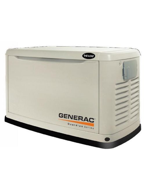 Product image for Generac 5885 17 kW 240 VAC 60 Hz 1-Phase Steel Enclosure Air Cooled Standby Generator