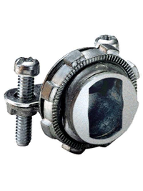 Bridgeport 566-DC2 3/8" Two-Screw, Strap Type MC/NM Connector, Zinc Die Cast. For connecting 14/4 to 10/3 Armored, Metal Clad Cable, or 14/2 or 12/2 NM-B Cable Bridgeport 566-DC2 3/8" Two-Screw, Strap Type MC/NM Connector, Zinc Die Cast. For connecting 14/4 to 10/3 Armored, Metal Clad Cable, or 14/2 or 12/2 NM-B Cable