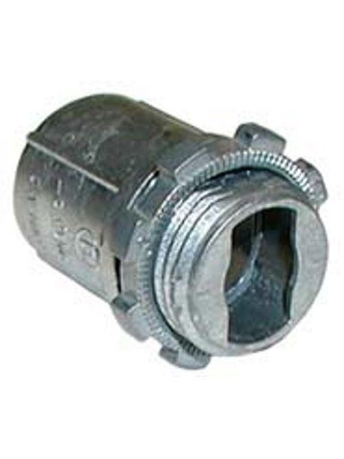Bridgeport 590-DC2 3/8" Snap Type Connector, FMC/AC/MC, Die Cast Bridgeport 590-DC2 3/8" Snap Type Connector, FMC/AC/MC, Die Cast