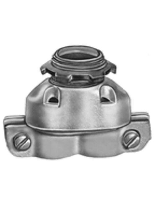 Bridgeport 630-DC2 3/8" FMC/AC/MC Strap-Type Strap-Type Duplex Connector, Zinc Die Cast Bridgeport 630-DC2 3/8" FMC/AC/MC Strap-Type Strap-Type Duplex Connector, Zinc Die Cast