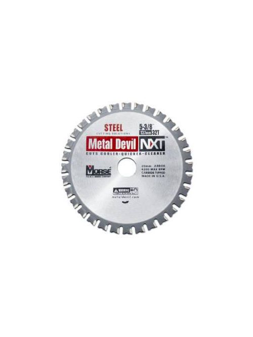 Product image for The M. K. Morse Company CSM53832NSC 5-3/8 Inch 32 Teeth Steel Cutting Metal Devil Circular Saw Blade