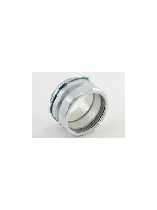Bridgeport 255-USI 2" EMT Compression Connector with Insulated Throat, Steel (USA) Bridgeport 255-USI 2" EMT Compression Connector with Insulated Throat, Steel (USA)