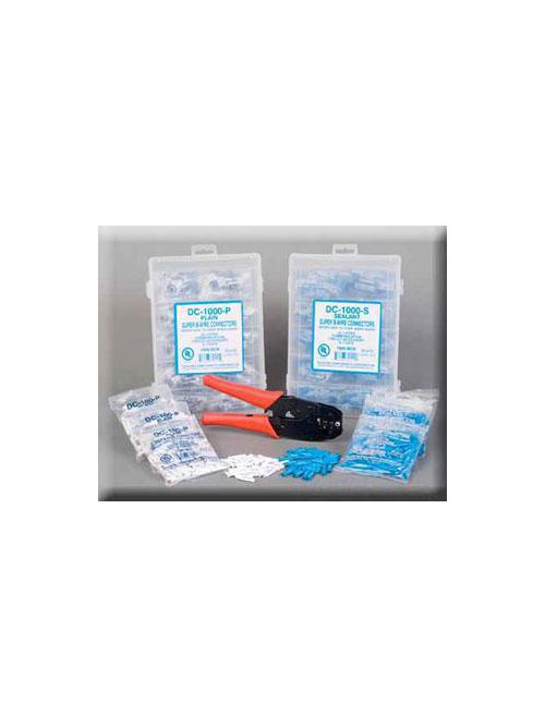 Product image for DOLPHIN DC-100-S B-WIRE (BEANS) FILLED CONNECTOR BAG OF 100 BLUE