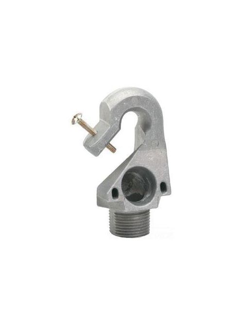 Product image for Juno HK75SS 3/4 Inch Male Threaded Die-Cast Aluminum LED Highbay/Lowbay Fixture Safety Hook