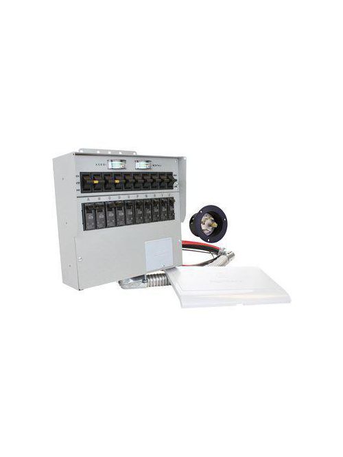 Product image for Reliance Controls Corp. A310A 125/250 Volt 30 Amp 10-Pole Circuit Transfer Switch