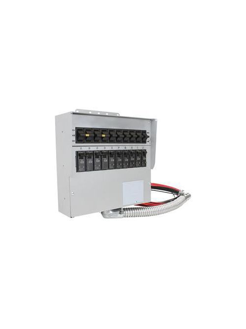 Product image for Reliance Controls Corp. 310D 125/250 Volt 30 Amp 10-Pole Circuit Transfer Switch