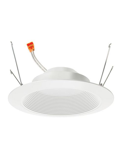 Product image for Juno 6RLD-927-6-WWH 6 Inch 11.5 W 2700 K LED Recessed Downlight Retrofit White Baffle Trim