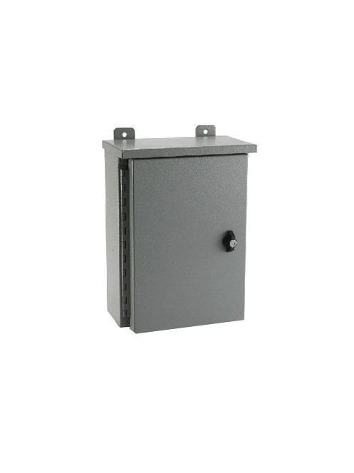 Ebox 363612RE 36 x 12 x 36 Inch Painted Steel NEMA 3R Hinged Cover Enclosure with Keylocking Wing Knob Ebox 363612RE 36 x 12 x 36 Inch Painted Steel NEMA 3R Hinged Cover Enclosure with Keylocking Wing Knob