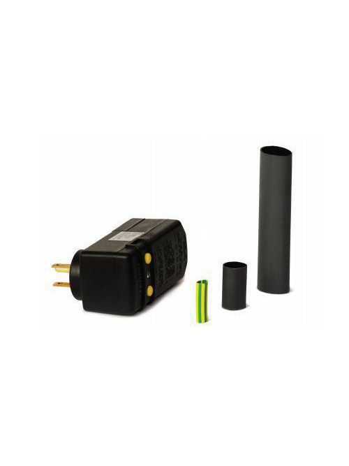 Product image for NuHeat FP-PLUG 120 Volt 15 Amp NEMA 5-15P Heating Cable Plug-In Adaptor with GFCI