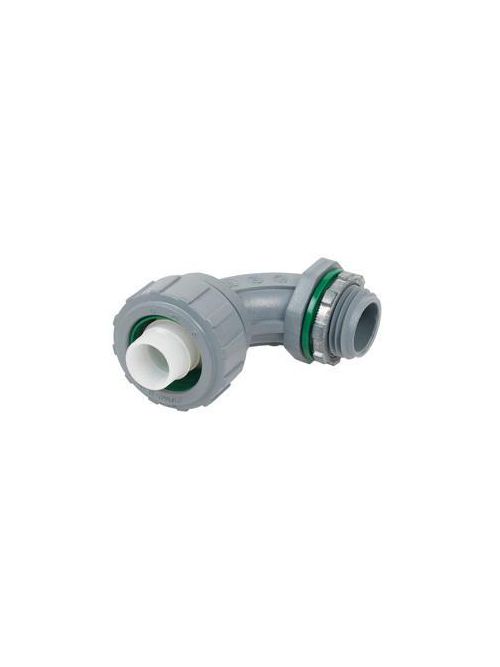 Bridgeport 471-NMLT 3/4" Liquidtight 90deg Connector, Non-Metallic Bridgeport 471-NMLT 3/4" Liquidtight 90deg Connector, Non-Metallic