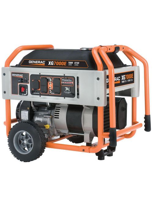 Product image for Generac 5798 7000 W 240 VAC 60 Hz Electric/Recoil Pull Start Portable Generator
