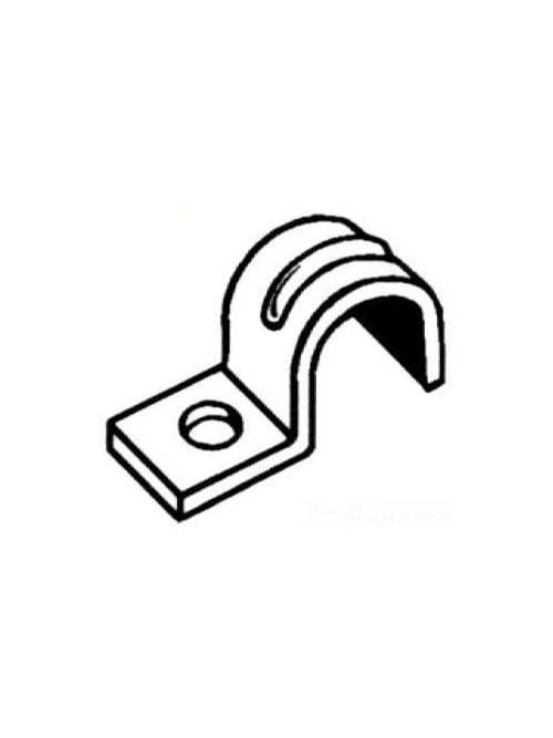 Product image for Victor Specialties, Inc. 11106-S 9/16 Inch Steel 1-Hole BX Cable Clamp