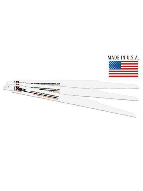Product image for The M. K. Morse Company RB418C2 4 Inch 18 TPI Bi-Metal Reciprocating Saw Blade