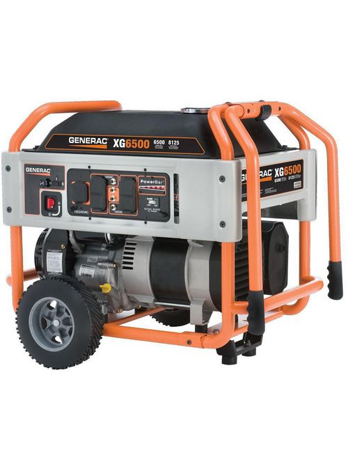 Product image for Generac 5796 6500 W 240 VAC 60 Hz Recoil Pull Start Portable Generator
