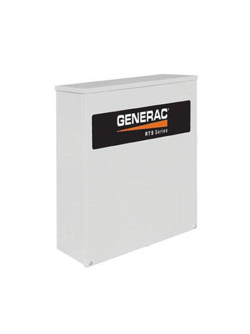 Product image for Generac RTSN400K3 400 Amp 277/480 Volt 3-Phase NEMA 3R Steel Enclosure Non-Service Rated Automatic Transfer Switch