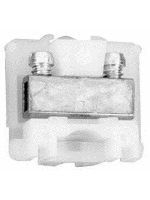 Product image for Ideal Industries 130 20 Amp 300 Volt 30 to 12 AWG Nylon Flat Base Mount High Density Terminal Block End Section