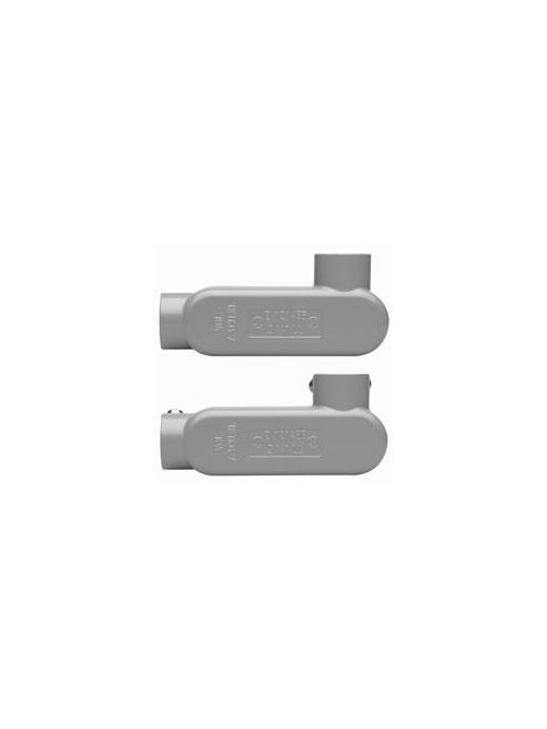 Crouse-Hinds Series LL45 MTC 1-1/4 Inch Die-Cast Aluminum Type LL EMT Body and Cover with Gasket Crouse-Hinds Series LL45 MTC 1-1/4 Inch Die-Cast Aluminum Type LL EMT Body and Cover with Gasket