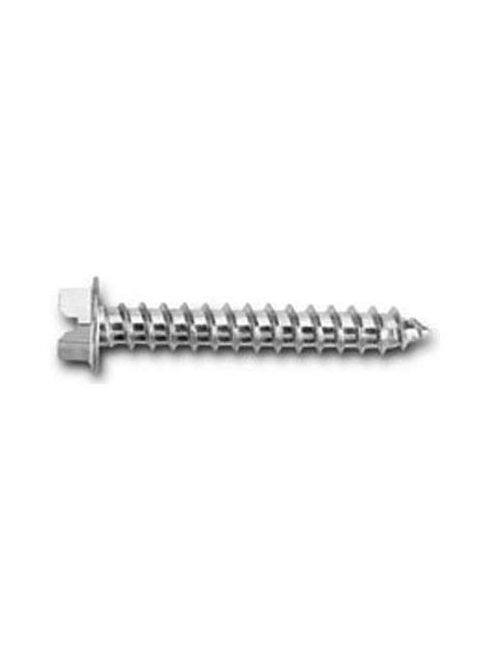 Product image for DeWalt / Powers 060025J #10 x 3/4" Zinc Slotted Indent Hex Washer Head Tapping Screw