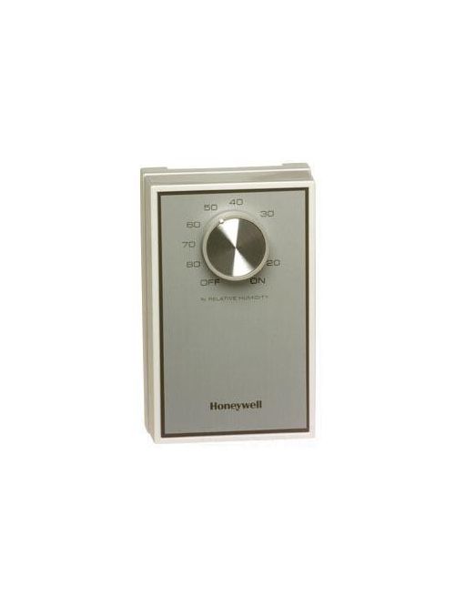 Product image for Honeywell H46C1166 240 VAC 50 to 125 Degrees F 4-11/16 x 2-15/16 x 2-1/8 Inch Humidistat