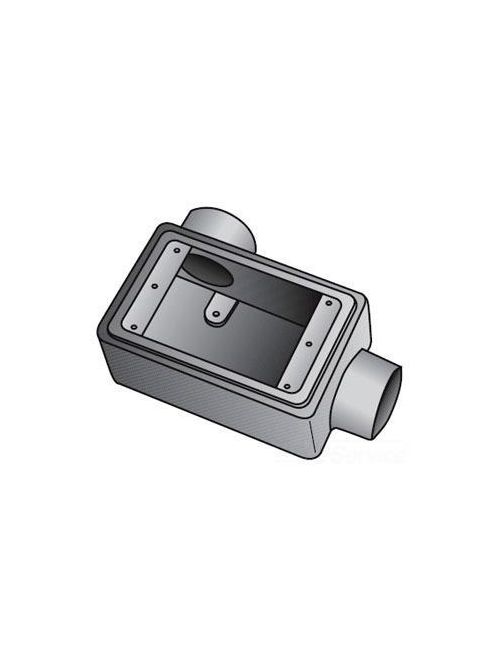 Product image for O-Z/Gedney FDL150 Single Gang, Cast Device, Deep Box