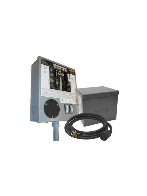 Product image for GENERAC 6294 30A 6-10 CKT MAN XFER SWITCH