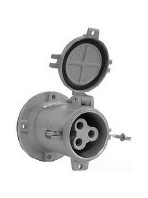 Product image for Appleton ADR20044RS 200 Amp 4-Wire 4-Pole Flip Lid Receptacle