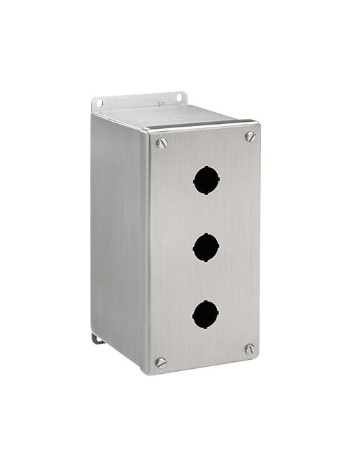 Hoffman E1PBXSS 4 x 4 x 4.75 Inch 304 Stainless Steel NEMA 4X Push Button Enclosure Hoffman E1PBXSS 4 x 4 x 4.75 Inch 304 Stainless Steel NEMA 4X Push Button Enclosure