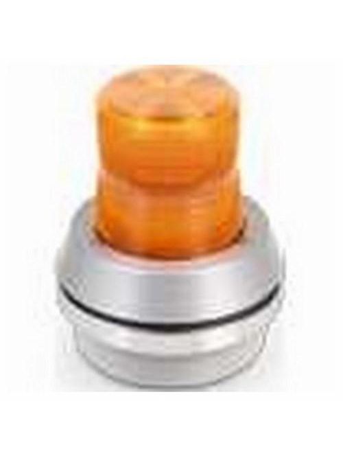 Product image for Edwards Signaling 51A-N5-40W 120 VAC 0.29 Amp Amber Flashing Incandescent Beacon with Horn