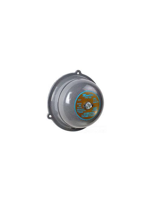 Product image for Edwards Signaling 156G-6G1 6 Inch Gong 24 VDC 0.15 Amp 90 dB Round Vibrating Bell