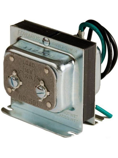 Edwards Signaling 598 30 VA 120 VAC Primary 8/16/24 VAC Secondary Low Voltage Transformer Edwards Signaling 598 30 VA 120 VAC Primary 8/16/24 VAC Secondary Low Voltage Transformer