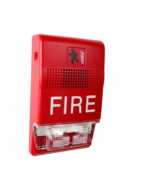 Product image for Edwards Signaling EG1RF-HDVM 24 VDC 98.6 dB Red Fire Marking Horn and Strobe