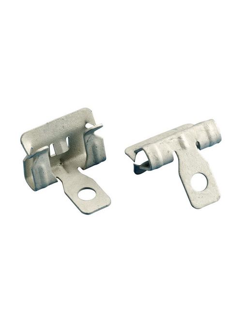 Product image for Caddy 4H24 Hammer-On Flange Clip, Side Mount Spring Steel, 1/8"-1/4" Flange