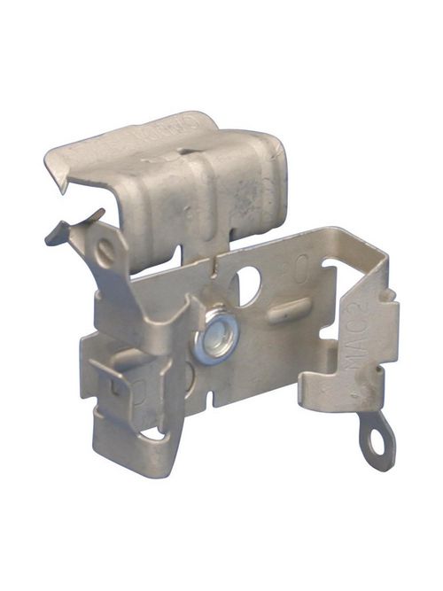 Product image for Caddy MAC258SM MC/AC Cable to Flange Clip, Side Mount, 5/16"-1/2" Flange, 14-2 to 10-3 MC/AC