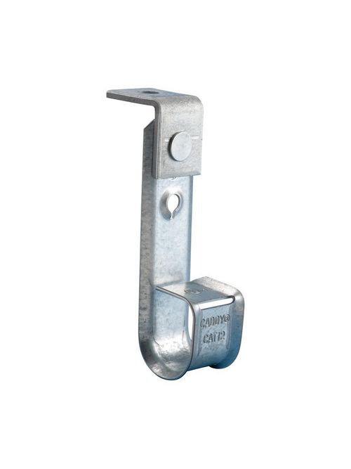 Product image for Caddy CAT12AB Caddy Cablecat J-Hook with Angle Bracket, 3/4" dia, 1/4" Hole