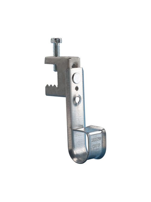 Product image for Caddy CAT12BC Caddy Cablecat J-Hook with BC Beam Clamp, 3/4" dia