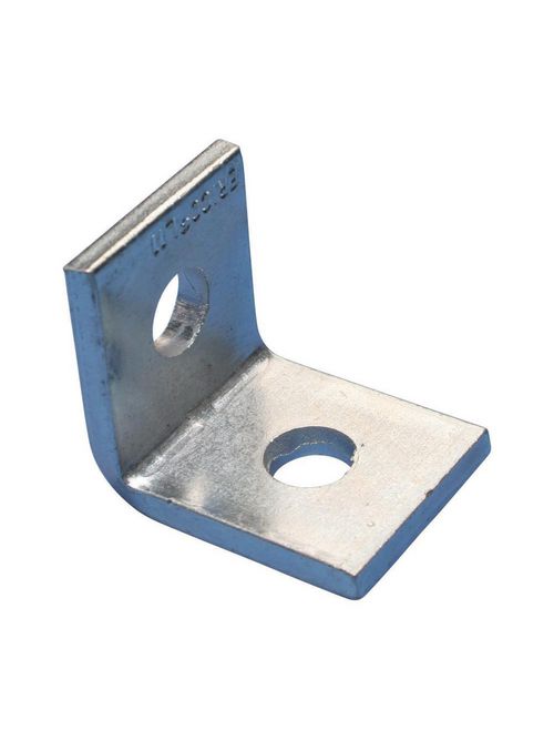 Product image for Caddy L100000EG 1-1 Hole Angle Bracket, Steel, EG, 2.25" x 1.625"