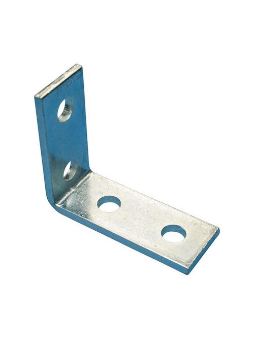 Product image for Caddy L220000EG 2-2 Hole Corner Angle Bracket, Steel, EG, 4.125" x 3.5"