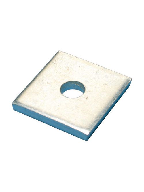 Product image for Caddy F150000EG Square Channel Washer, Steel, EG, 1/2" Rod, 0.563" Hole