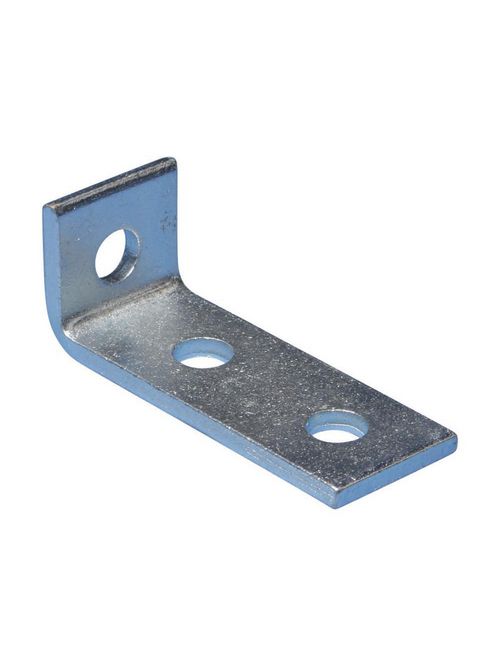 Product image for Caddy L190000EG 1-2 Hole Corner Short Angle Bracket, Steel, EG, 3.875" x 1.875"